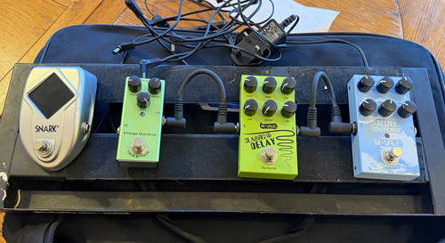 Guitar effects pedal board - guitar, w/